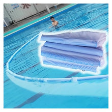 Replacement Pool Skimmer Net - Leaf Rake Netting for Outdoor Pools, Large Area Pool Cleaning Net with Fine Mesh Net Catcher 27.5" Deep, Oil and Grease Remover, Hair and Debris Removal(Width 10m)