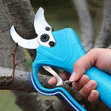 Professional Cordless Electric Pruning Shears Rechargeable Power Supply Branch Trimmer 4.5cm/5.0cm Cutting Diameter 3-4h Work ()