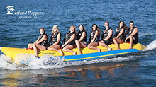 Island Hopper 8 Passenger Inline Heavy Duty Commercial Banana Boat Yellow