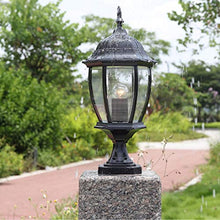 Pillar Fence Lights Outdoor Lamp Post Cap Aluminum Heat-Resistant Top Pillar Lamp Waterproof Path Lamp