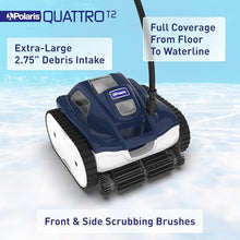 Polaris Quattro T2 Pressure Side Pool Cleaner for Inground Pools