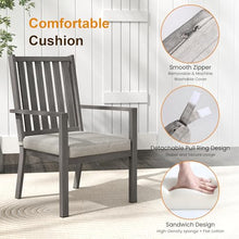 RoyalCraft Aluminum 7-Piece Patio Dining Set with Cushions Grey