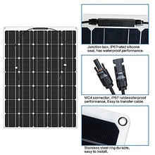 320W 640W Flexible Solar Panel Kit Complete Solar Energy Battery Charger DIY Connector for Home Power System Camping Car Boat 2 pcs