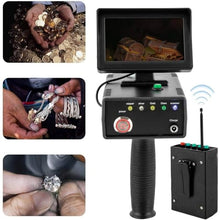 Gold Diamond Detector, Long Range Underground Metal Detector, High Accuracy Treasure Scanner, 1-1200m Search Range, 1-50m Depth, for Detecting Gold, Silver