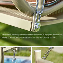KYTGFH Swing Chair,Balcony Swing Hanging Chair,Sun Lounger,for Adults Patio Garden Backyard and Poolside
