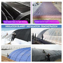 ZFUCMAYL Greenhouse Insulated Blanket,Thicken Plant Covers Freeze Protection,Garden Greenhouse Cover,Only Includes Quilt,Protect Plants from Freezing(L700-1200cm)(300x1200cm)