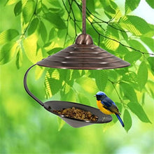 ZYBB Hanging Bird Feeder Seed Tray Outdoors Metal Food Tray for Attracting Birds Hummingbird Feeder
