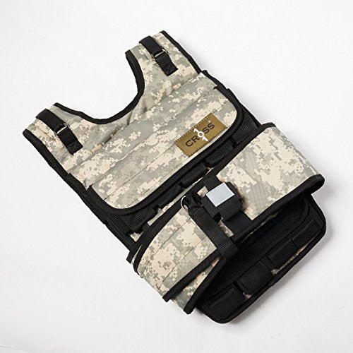 CROSS101 Weighted Vest with Shoulder Pads Option