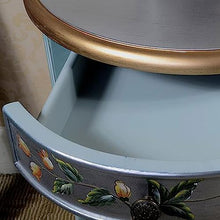 Couch End Table Retro Side Table, Round Light Luxury Coffee Table Sofa Side Table with Drawer and Storage Cabinet,Corner Table Simple End Table Tea Table for Living Room, Nightstand for Bedroom Corner