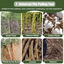 Large Size Sapling Puller, Sapling Root Post Puller Tool 90 cm Pole 1 inch Shaft For 0.8 Posts