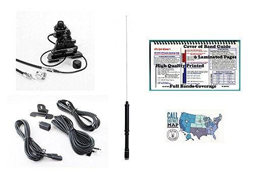 YAESU FT-891 Accessory Bundle with ATAS-120A Antenna, Coax, YSK-891 Kit, Bandplan & Quick Reference Card Black