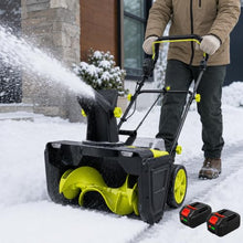 40V Cordless Snow Blower, 3500W Motor, 2 Batteries and Charger