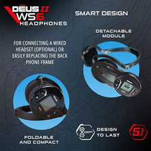 XP Deus II WS6 Master: FMF 11" Coil, Headphones Metal Detector for Adults