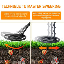 JDXQBLD Metal Detector LCD Display Screen 250mm Waterproof Search Coil Handheld Metal Detector Easy Installation High Accuracy Metal Detecting Tool for Treasure Hunting