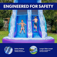 HeroKiddo 16ft Ocean Wave Commercial Inflatable Water Slide with Blower