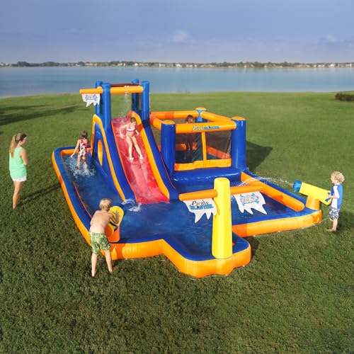 Blast Zone Pirate Blaster Inflatable Water Slide - Large - Multicolor