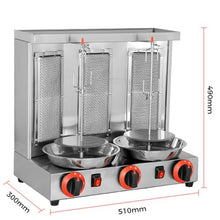 Acivirdde Barbecue Grill, Automatic Gas Electric Barbecue Grill, Vertical Barbecue Grill, Stainless Steel Cooking Tools, Barbecue Cooker Machine