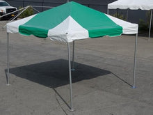 TentandTable 10' x 10' Premium West Coast Frame Tent with Green White Top