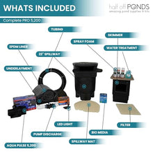HALF OFF PONDS Complete Pro 5200 GPH Pond Kit 15 x 25 Ft EPDM Liner