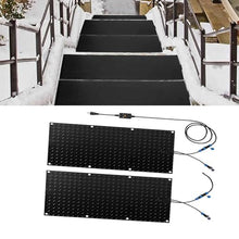 IOUYUP Electric Snow Melting Mat for Outdoor Stairs, Driveways, and Walkways - Anti-Slip, Waterproof, Snow Removal Solution(40x120cmx2Pcs)