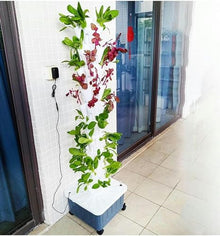 FLTRGO Hydroponics Growing System Tower Hydroponics Growing System Tower, 8 Layer/10 Layer/12 Layer, Indoor Herb Garden Kit Complete Herb Growing Set