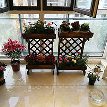 ZOCWJK Plant standPlant Shelf, Wooden Trellis, Flower Trough, Divider, Flower Shelf, Storage Shelf, Balcony, Flower Box, Plant Stand, Flower Pot Shelf, Flower Stand,