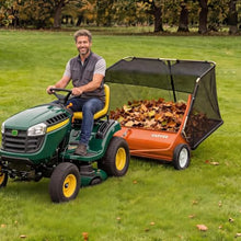 Garvee 52" Lawn Sweeper Tow Behind with 33.55 Cu. ft. Hopper