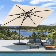 MPL Shade 9' X 12' Cantilever Patio Outdoor Umbrella with Base Included