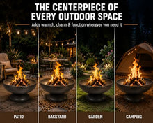 Ohio Flame Liberty 48” Wood Burning Fire Pit Carbon Steel Outdoor Bowls