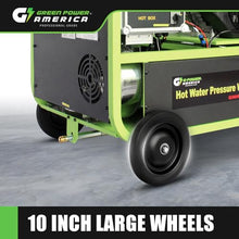 Green-Power America 4000 PSI 4 GPM Gas Hot Water Pressure Washer, Electric Start Commercial Gas Engine, Movable Heavy Duty Power Washer for Car Detailing, Home Yard, Driveway, Industrial Cleaning
