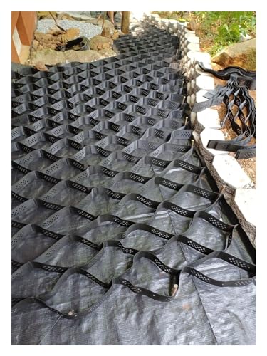 YanSoPe Heavy Duty HDPE Geo Grid for Driveway Stabilization & Erosion Control - 2"/4" Height Options, 30cm x 30cm Cells(6x20m (20x66ft) 5cm/2" High)