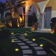 BAZIGA Solar Garden Lights Outdoor,Ground Solar Lights IP65 Waterproof 4 LED 100LM Floor Lamp Light Stainless Steel Solar Lamp for Stairway, Landscape Roads Pathway,14pcs