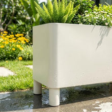 M3b6G8p1 Planter Box Outdoor Planter Box Partition Fence Flower Pot Planting Container for Yard Decor(Medium)