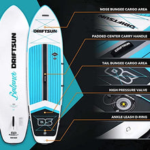 Driftsun Inflatable Stand Up Paddle Board - Extra Wide ISUP Package
