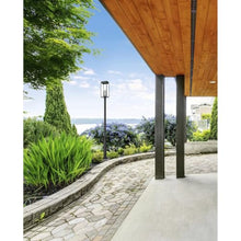 Z-Lite 5018PHBR-5010P-BK Nova - 4 Light Outdoor Post Mount-122.25 Inch Tall and 12 Inch Wide
