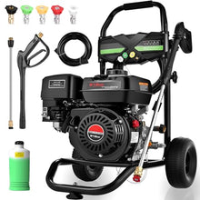 Commercial 4200PSI 4GPM 212CC Gas Pressure Washer, 7.0 HP Professional Gas Power Washer with 5 Nozzles 25FT Hose IL Soap Bottle for Car Fence Driveway Yard (EPA/CARB/ETL Compliant), Black