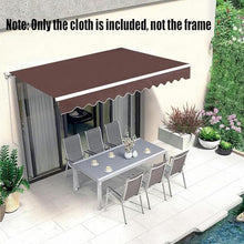 LWJQRSP Patio Canopy Replacement Fabric - Waterproof Canvas for Patio Umbrellas & Doors Outdoor Shade Cover Sun Protection for Patio Furniture & Garden Use