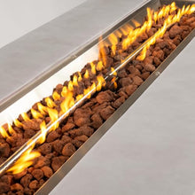 60" Outdoor Propane Fire Pit Table, Rectangular Concrete Gas Fire Pit with 60,000 BTU Heating, Hidden Tank Storage, Electronic Ignition, Lava Rocks & Cover for Patio Backyard Deck Garden, Light Grey