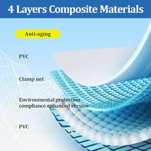 YUEWO Collapsible PVC Swimming Pool Hard Plastic Shell Portable Swimming Pool for Family Pool Adults Blow Up Pool for Family Garden Backyard (3m/118in)