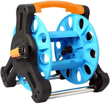 VIXARKO Outdoor Garden Hose Reel Garden Hose Reel Cart ，Portable Hose Cart Reel All-in-one Quick Storage Water Pipe Trolley Especially Stable, Convenient in Garden and Outdoor(Black,29x26.5x31 cm)