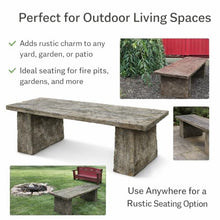 Walttools Concrete Bench Mold – 4 ft Barnwood Plank Precast Casting Form – Heavy-Duty Polyurethane Outdoor Concrete Mold for DIY & Professional Hardscape Projects