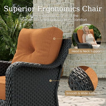 Aeeiua 7 Piece Patio Furniture Set with Fire Pit Table