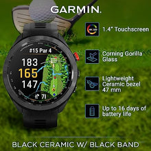 Wearable4U Garmin Approach S70 Golf Smartwatch Black + E-bank