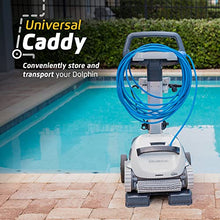 Dolphin Explorer E50 Wi-Fi Automatic Robotic Pool Vacuum Cleaner Includes Caddy for Easy Transport and Store, Ideal for Inground Pool Up to 50 Feet in Length