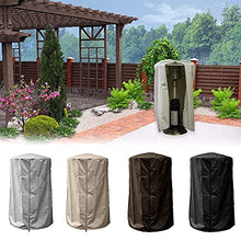 210D Oxford Silver Coated Waterproof Fabric Garden Heater Cover Patio Heater Duty Tabletop Cover Protect Heater from Damage (Color : White-Patch Five-Pointed star4) (white Patch five)