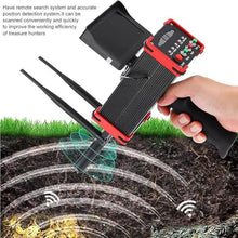 GYQSSD Professional Gold Detector with Screen, 16M Deep Long Range, 100M Range, Underground Metal Treasure Hunter - Gold Depth Search Detector,Red