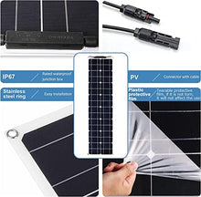 800 Watt Solar Panel Kit, 4 × 200 Watt Flexible Solar Power Panel Photovoltaic Module with 40A Solar Charge Controller Monocrystalline Solar Panel for Camping Off Grid Battery Charging Boat