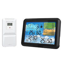 ASWRTYJO ABS Square Multi-Functional Indoor Outdoor Temperature Humidity Meter