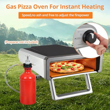 Portable Propane Gas Pizza Oven, 12 Inch with Foldable Legs, Accessory Kit