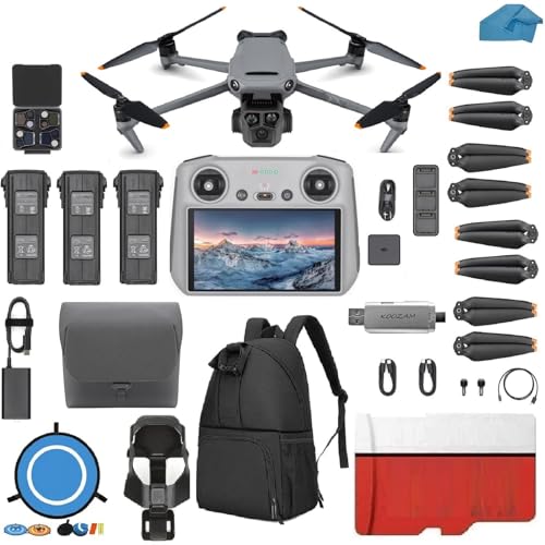 DJI Mavic 3 Pro Drone Fly More Combo Triple-Camera Silver